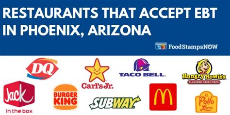 What Fast Food Restaurants Take EBT in Arizona?